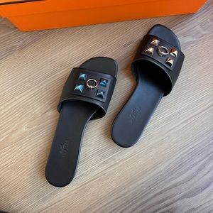 Hermes Dune Sandals - 37